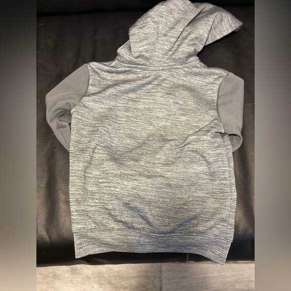 Nike Zip-Up Hoodie - Size 4T, Gray & Orange, Great Condition - Picture 2 of 4
